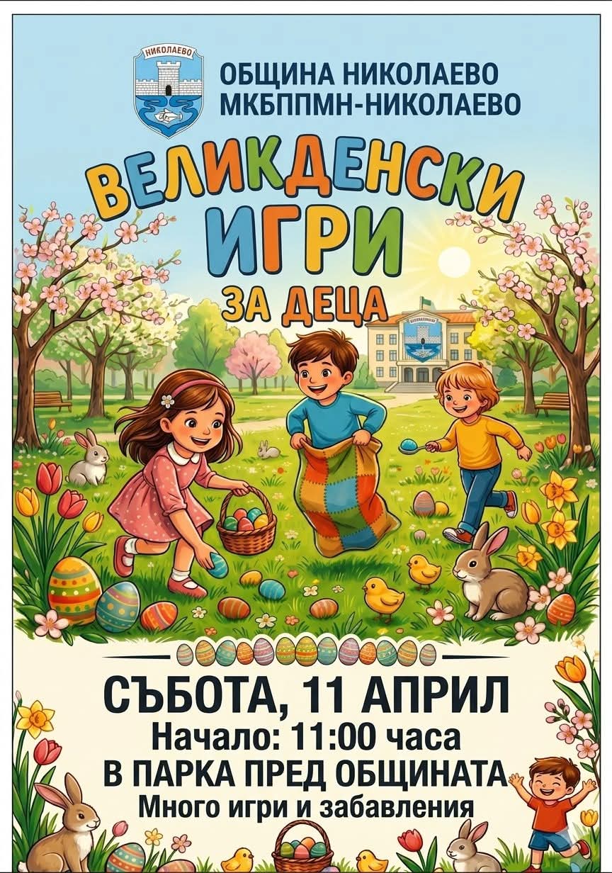 На 11 април: Великденски игри за деца image