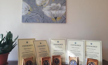 Снимка Награди за екипа по CAF в Община Николаево